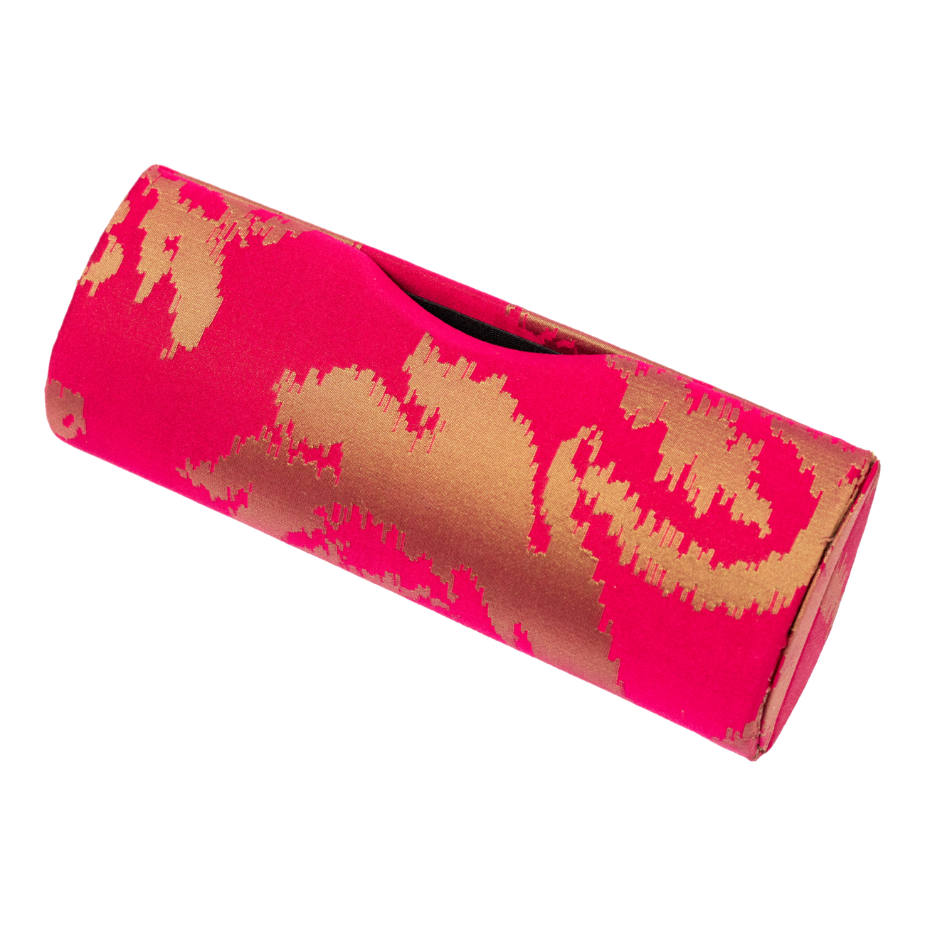 Spectacle Case with Colourful Textile