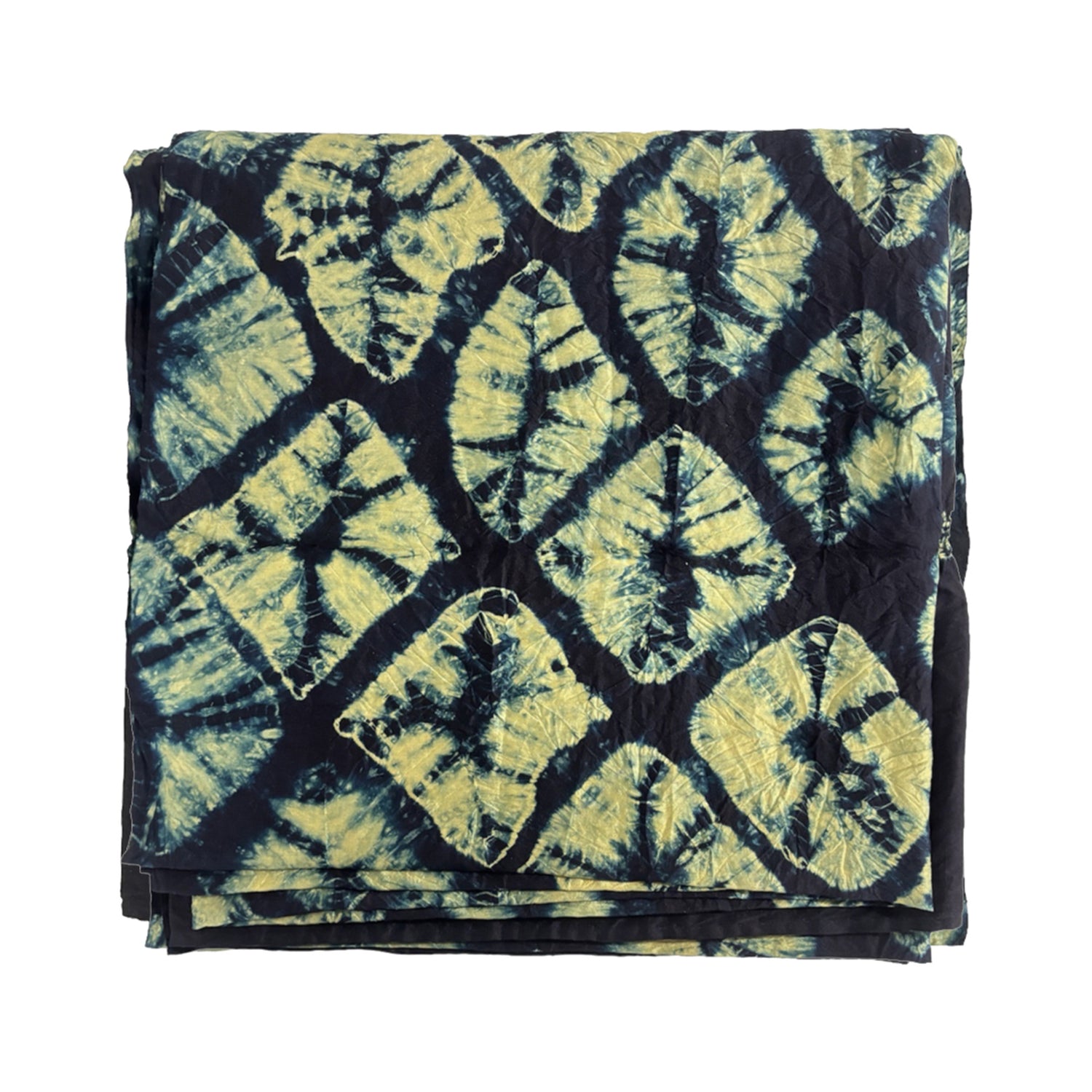 Hand-Dyed and Woven Shibori Shawl