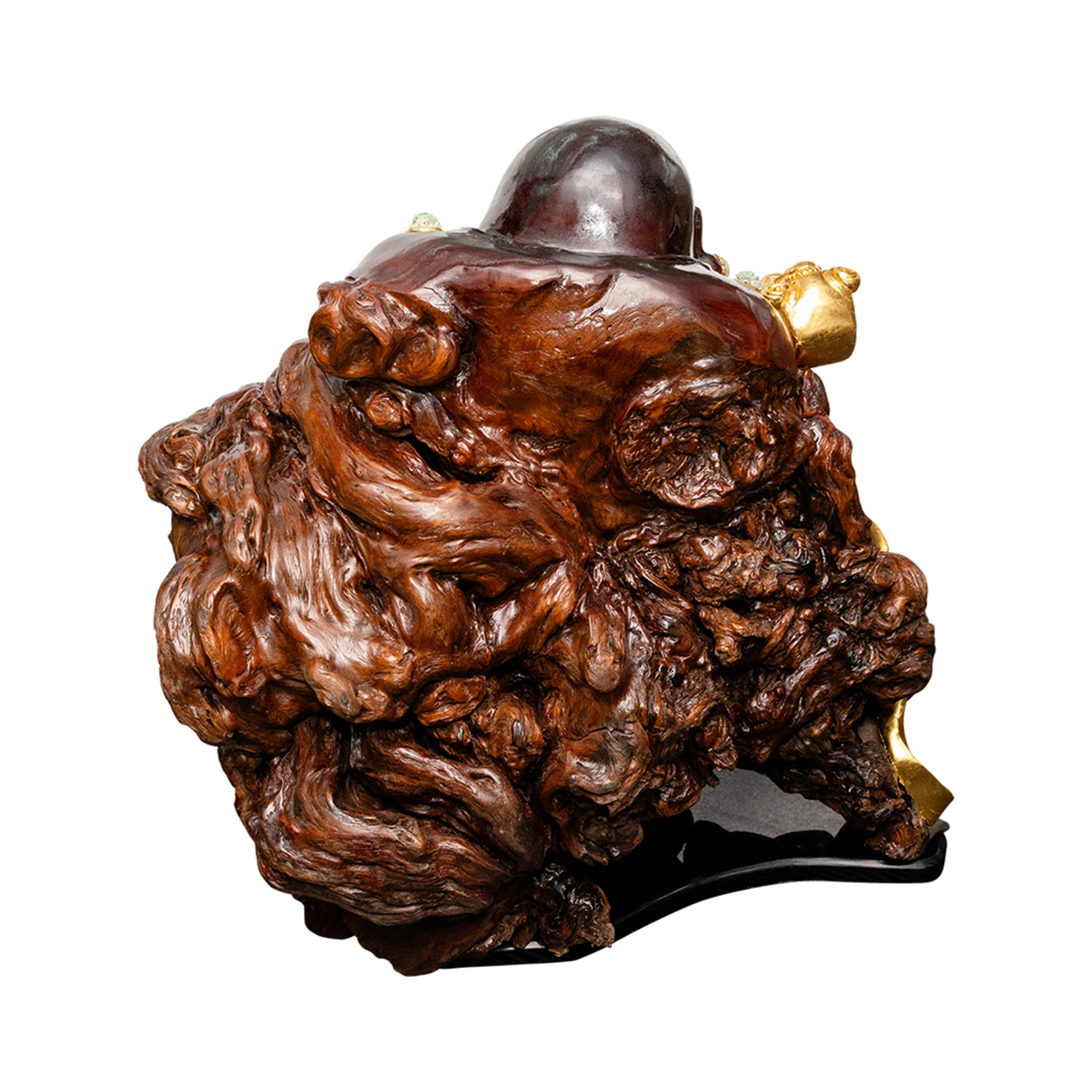 Happy Monk Sculpture with Sceptre