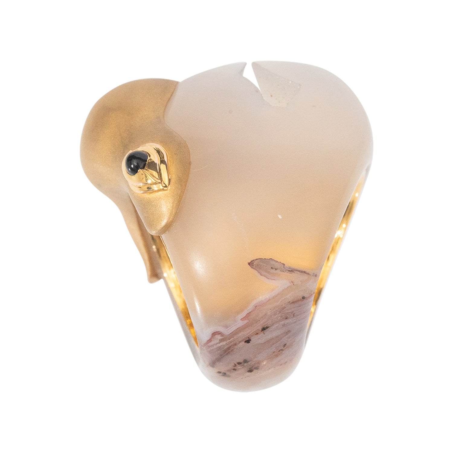 Dolphin Agate Ring