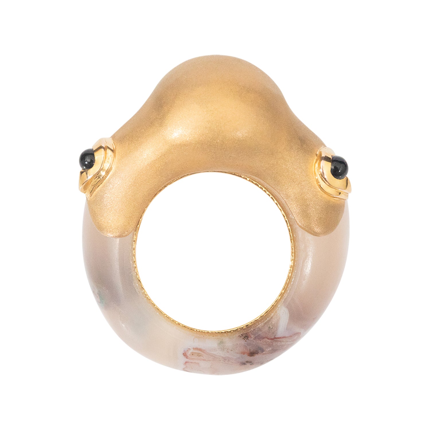 Dolphin Agate Ring
