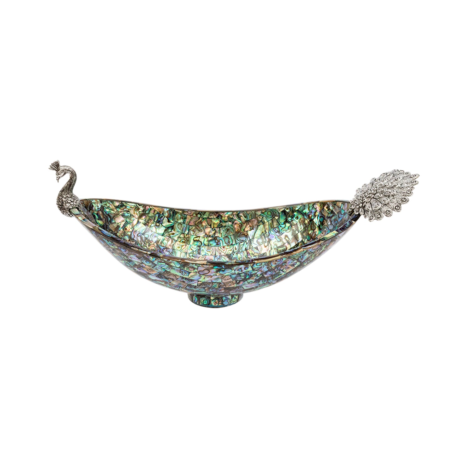 Peacock Abalone Shell Bowl