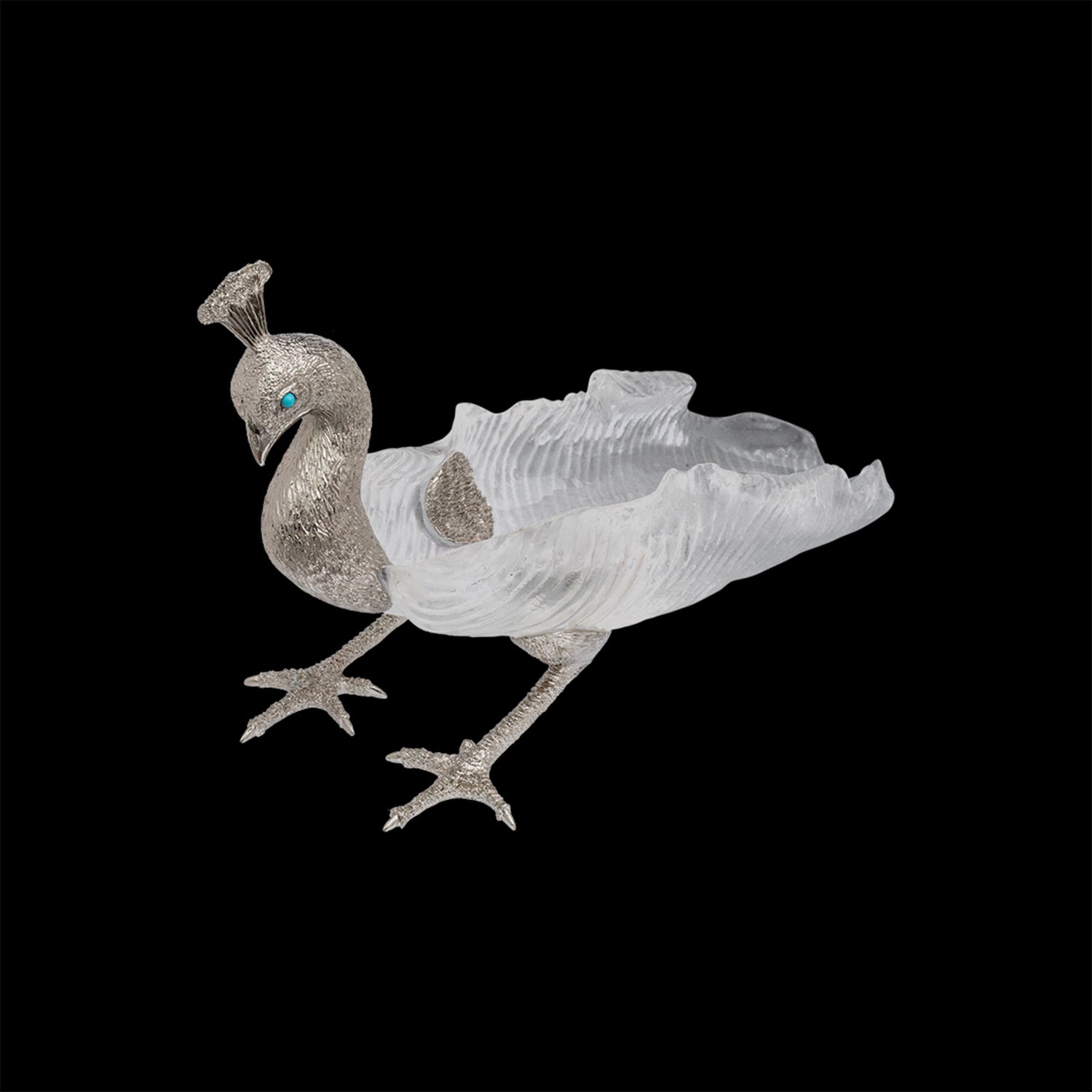 Pearlescent Peacock Bowl - Size M