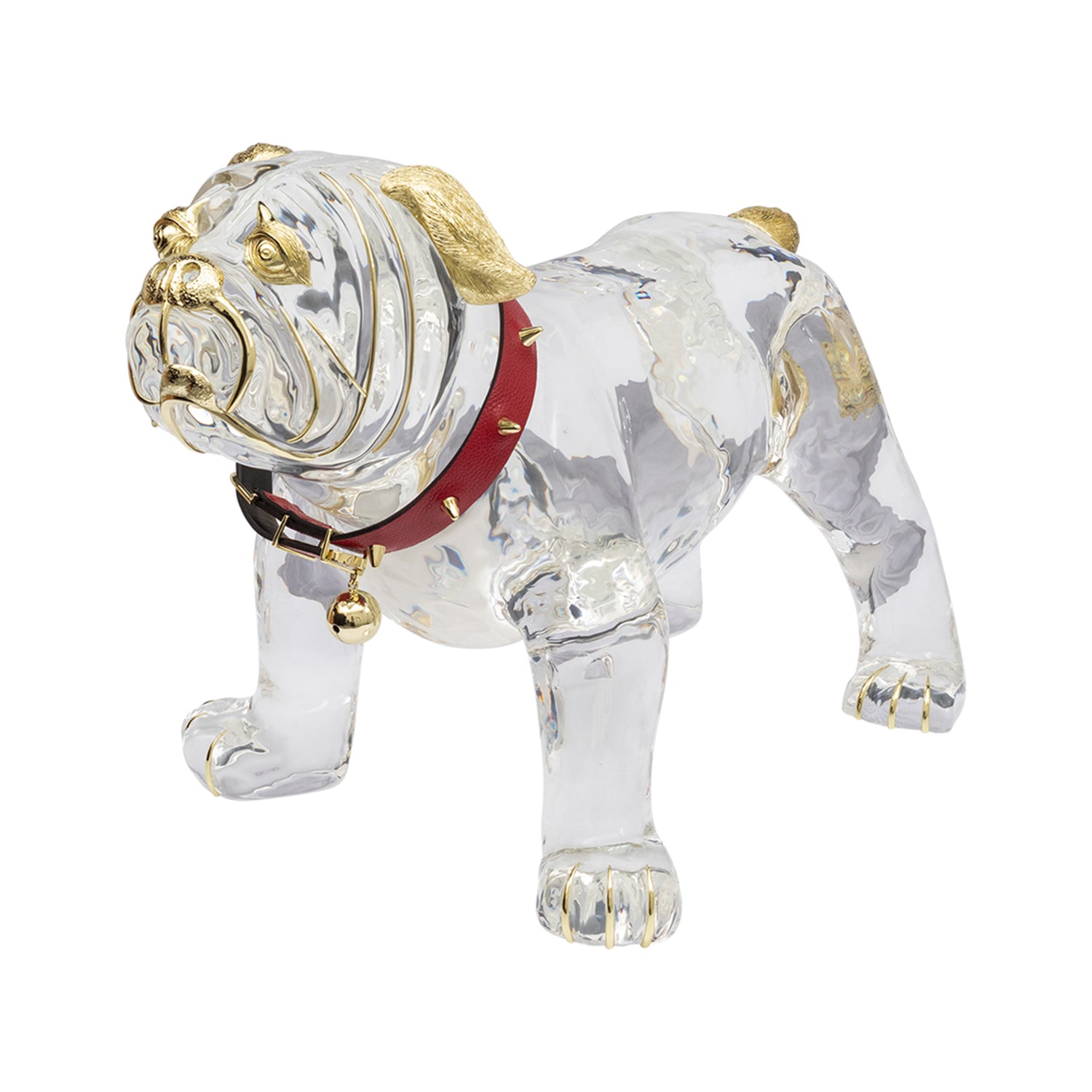 Snowy Bulldog Stool