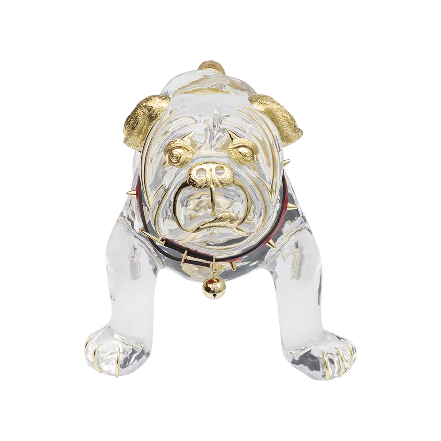 Snowy Bulldog Stool