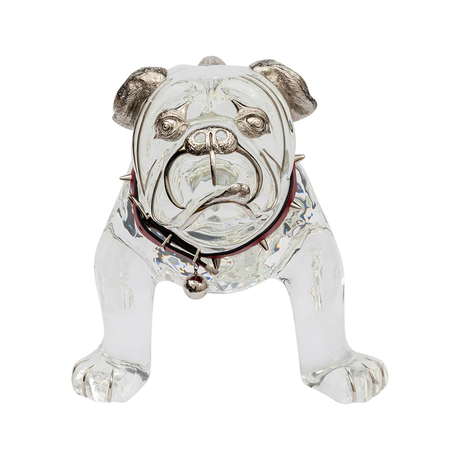 Snowy Bulldog Stool