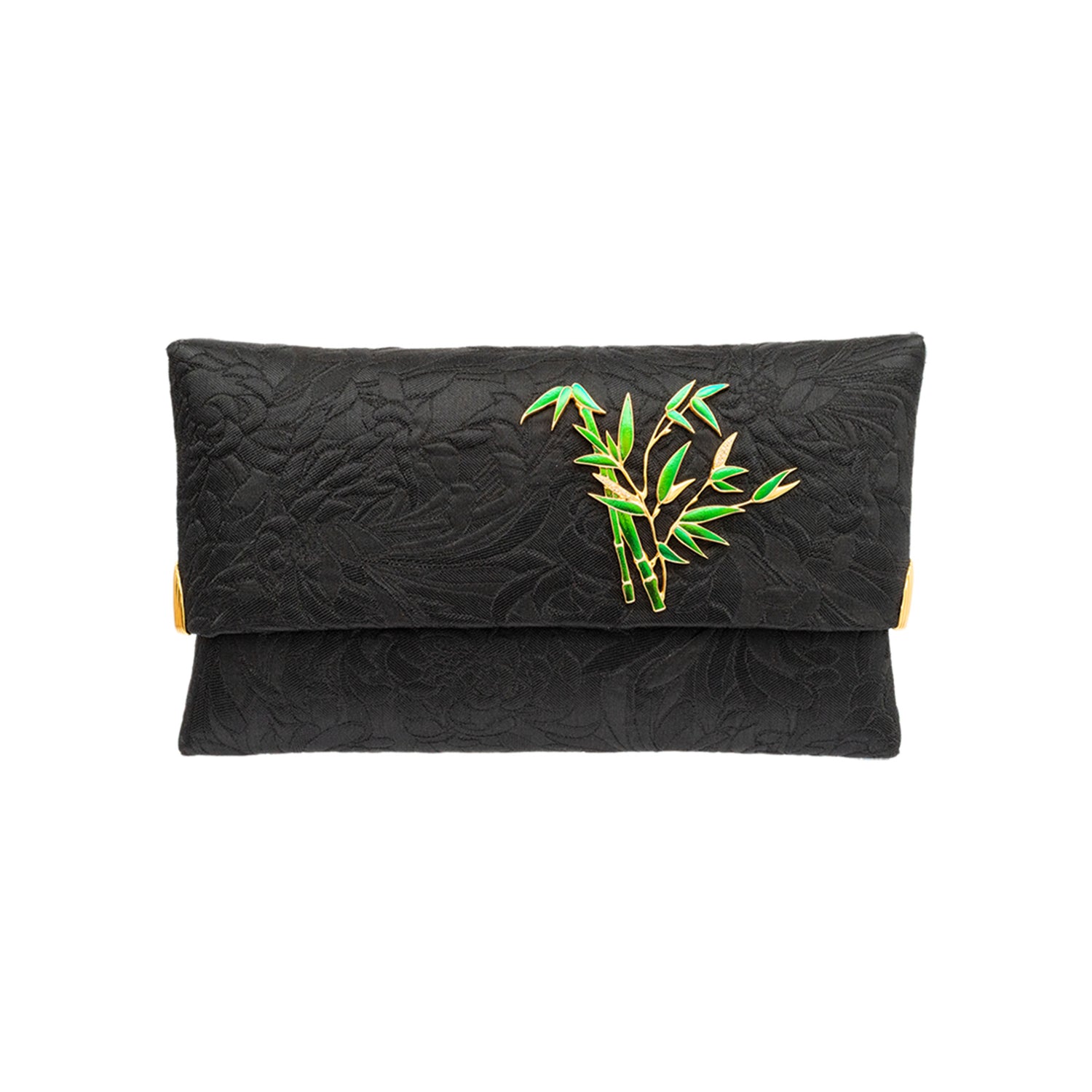 Scarab & Silk Garden Bamboo Clutch