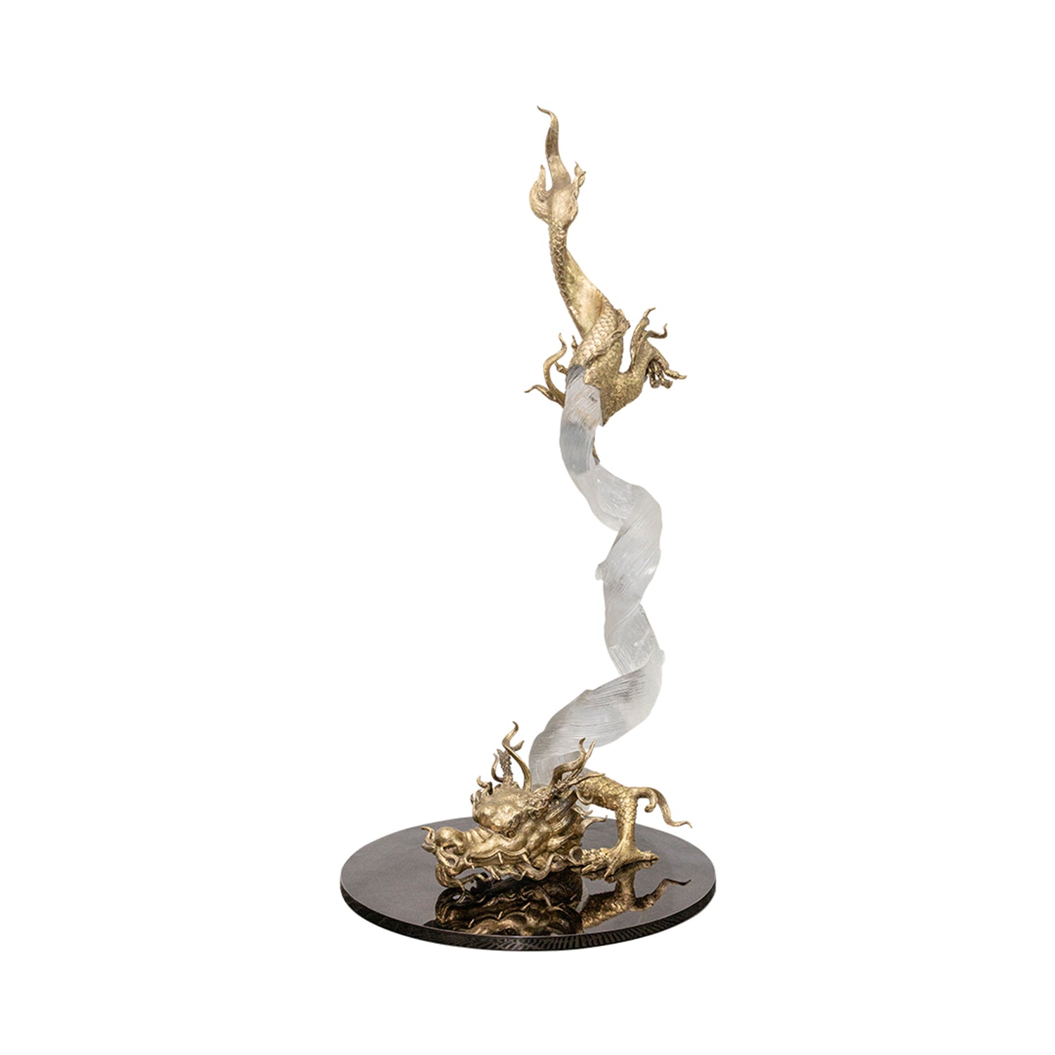 Ascent of the Dragon Floor Lamp
