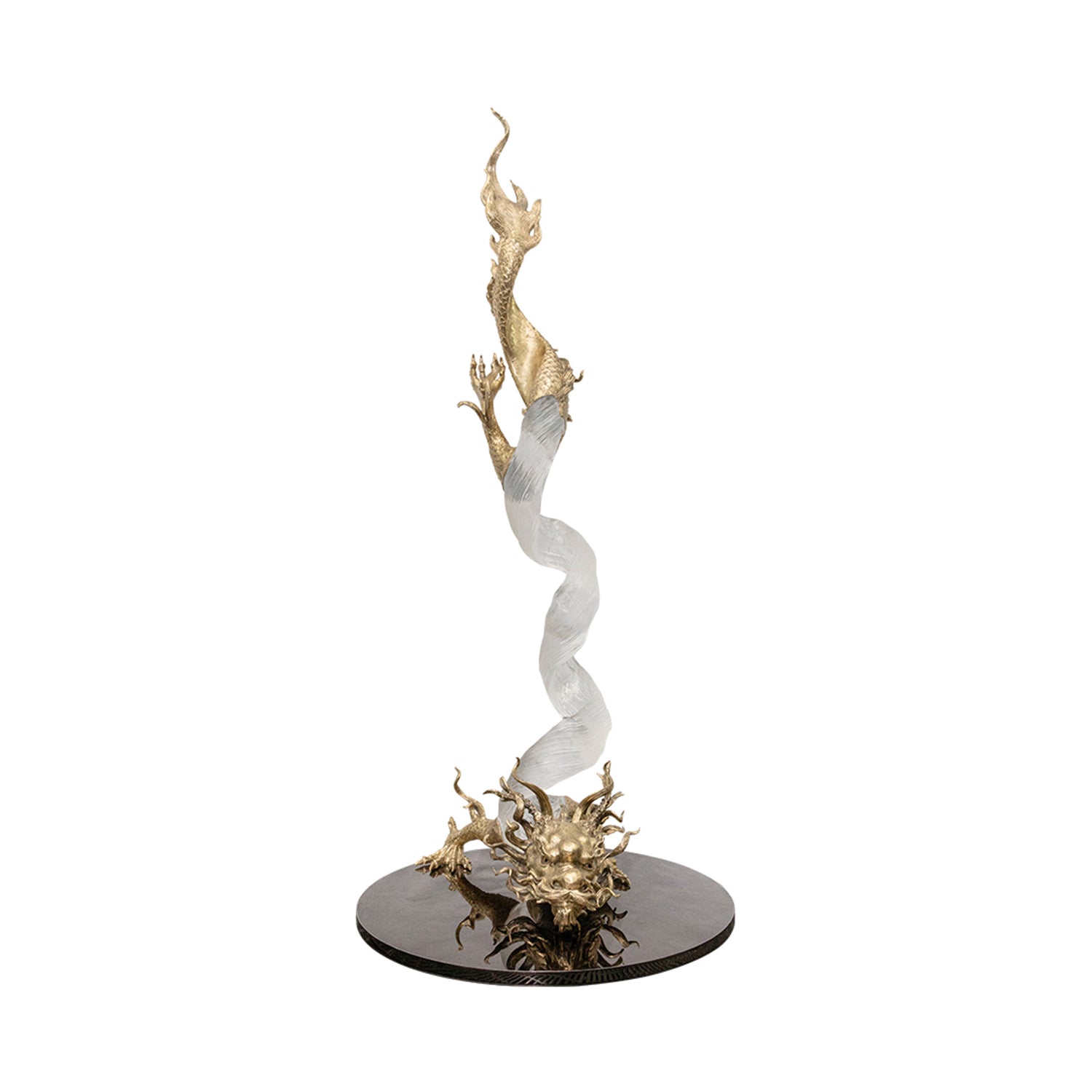 Ascent of the Dragon Floor Lamp