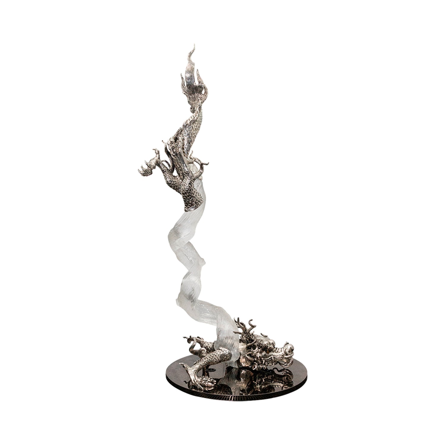 Ascent of the Dragon Floor Lamp