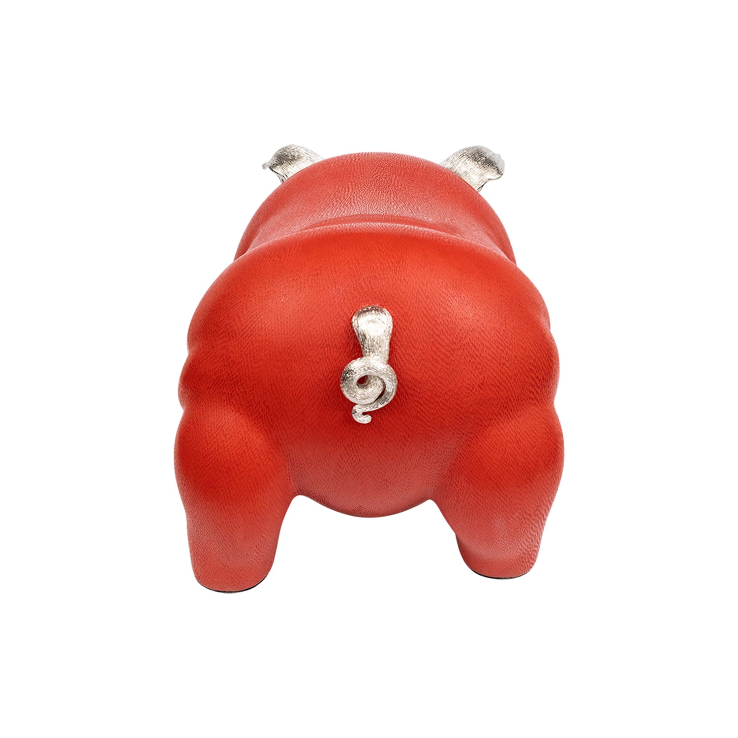 Red Lacquer Pig Stool