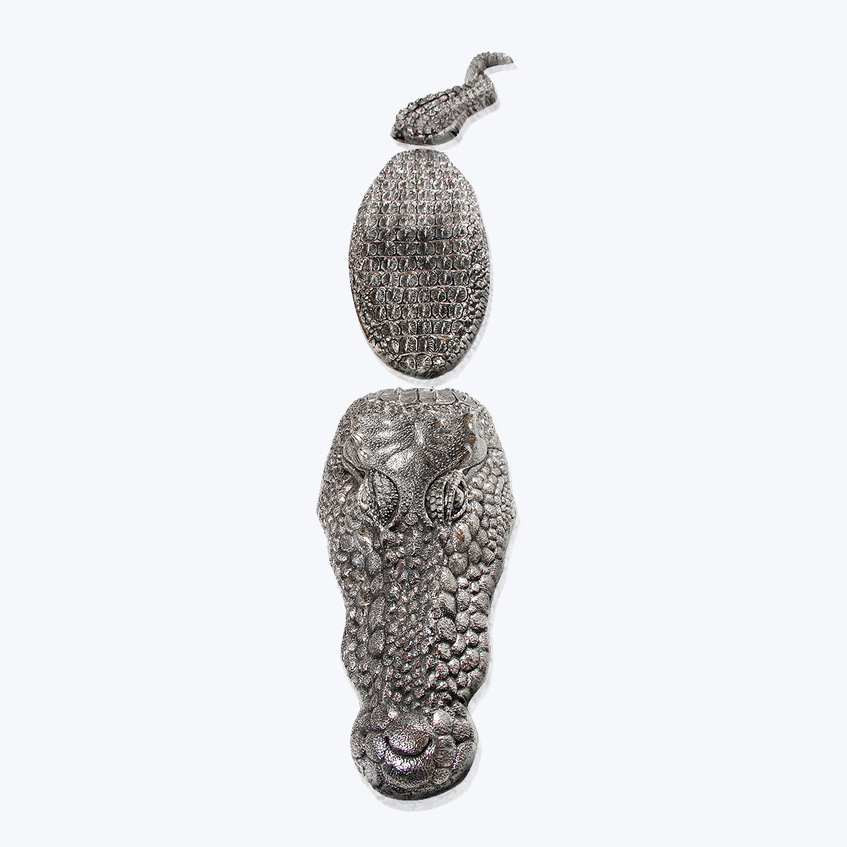 Sterling Silver Floating Crocodile