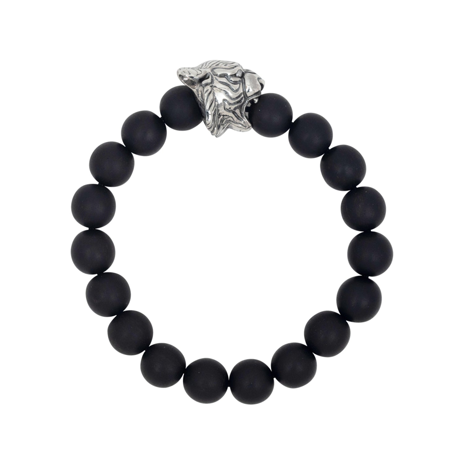 Chinese Zodiac Ebony Bead Bracelet - Year of the Tiger