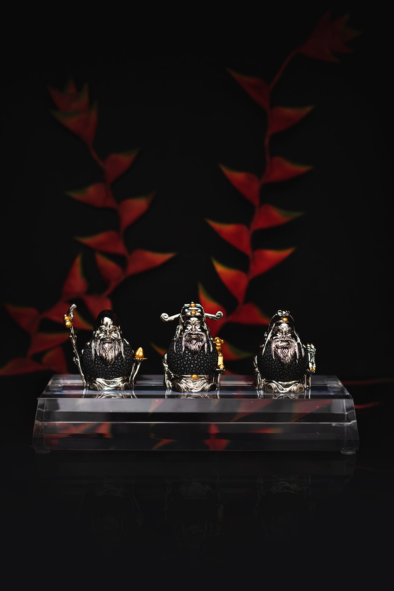 Spiritual Fu-Lu-Shou Trinity