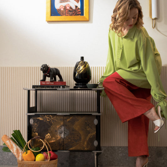 Bulldog Paperweight with a Red Leather Collar