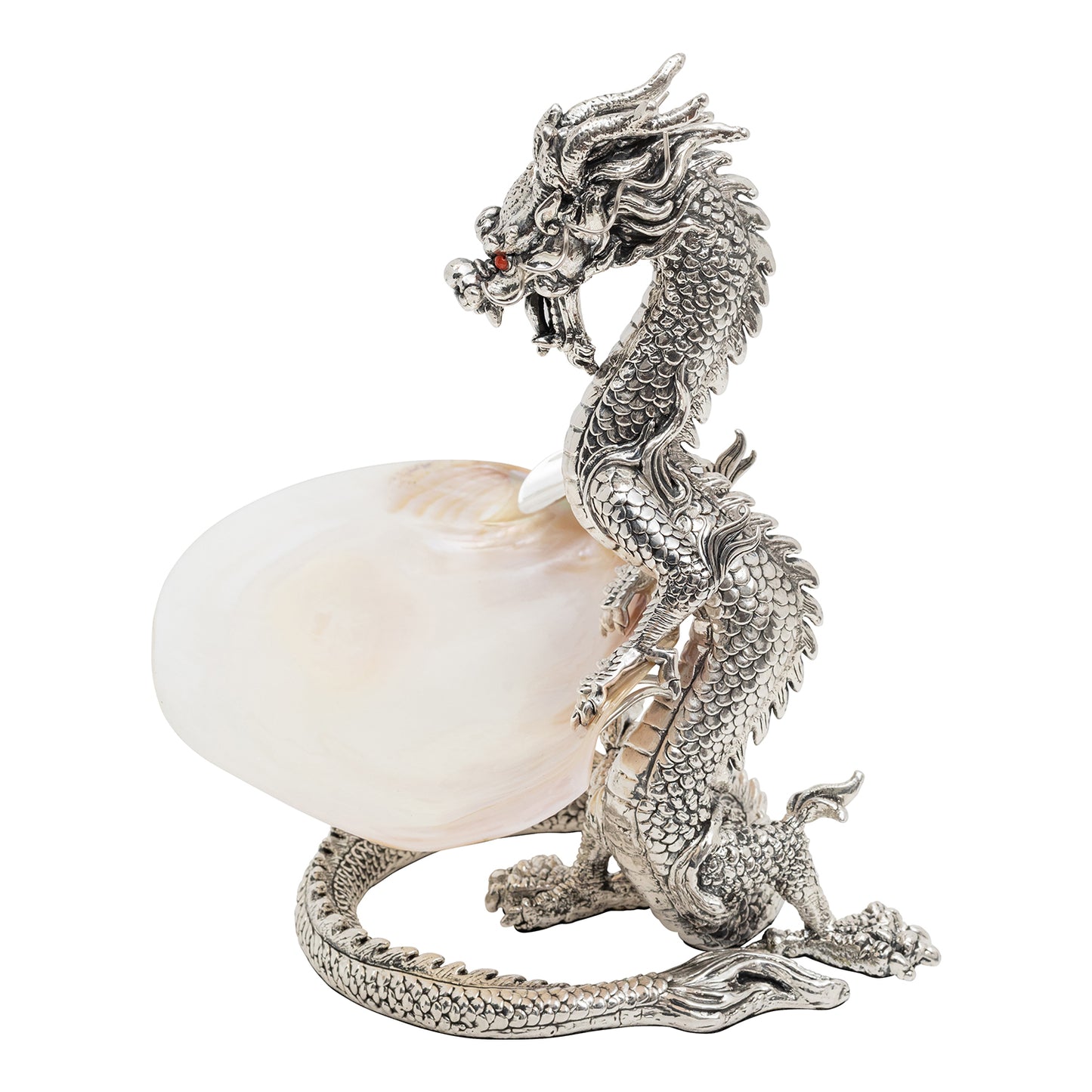 Dragon Ashtray with Shell Plate