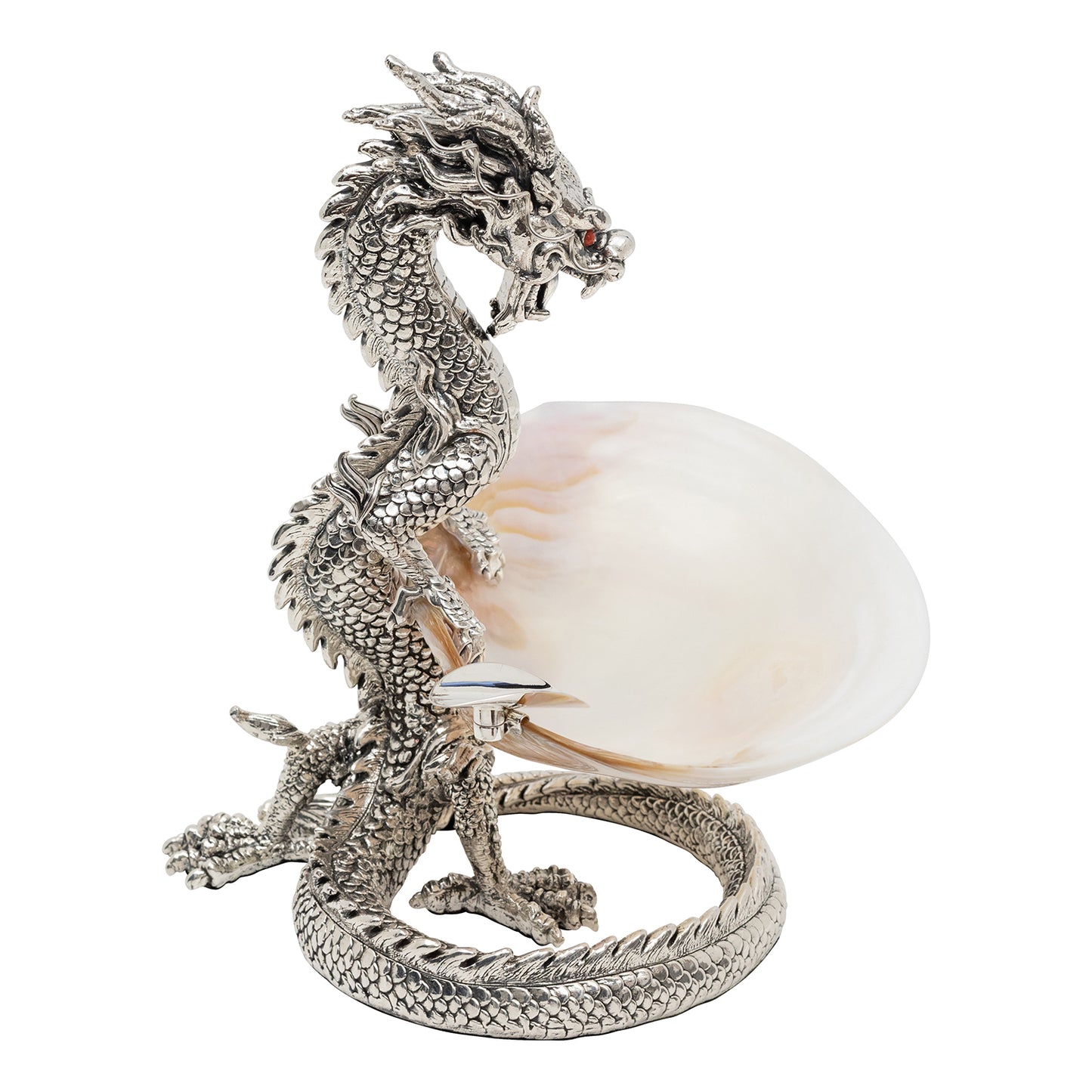 Dragon Ashtray with Shell Plate