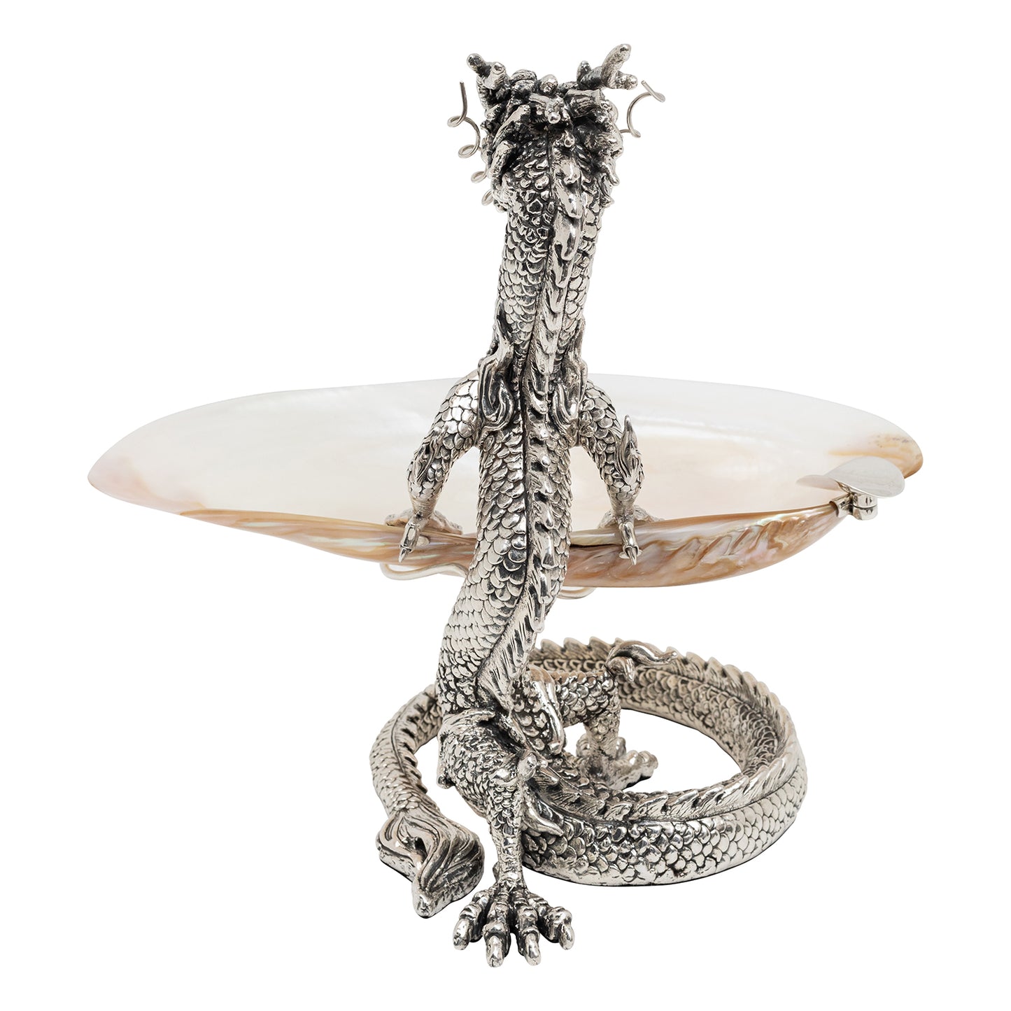 Dragon Ashtray with Shell Plate