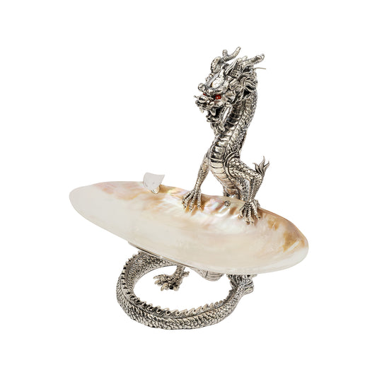 Dragon Ashtray with Shell Plate