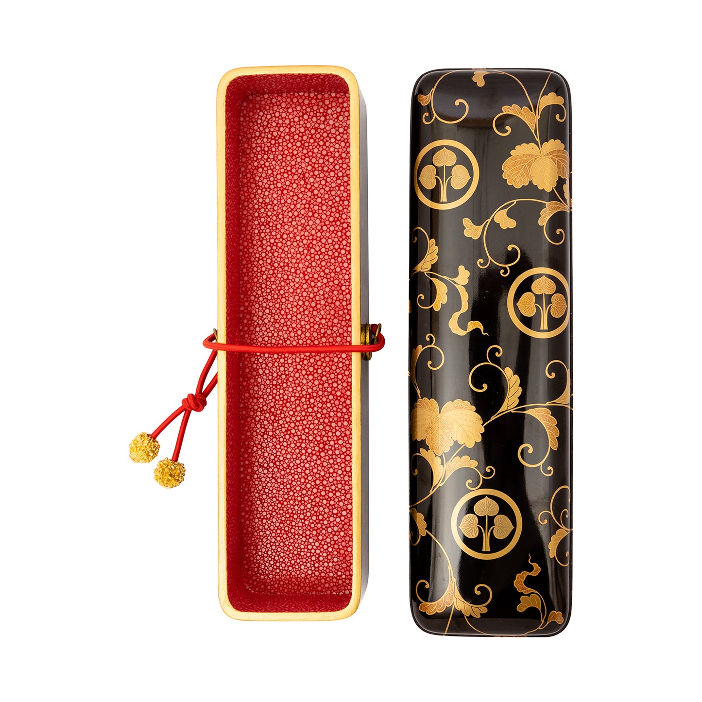 Antique Japanese Lacquer Desktop Pen Box