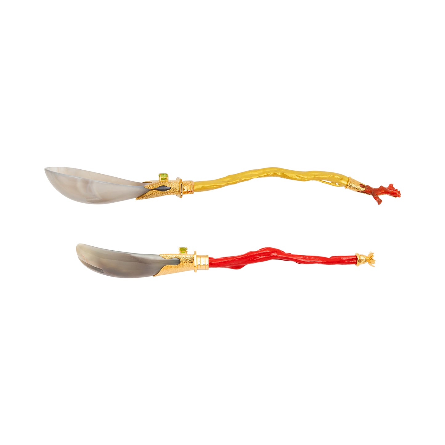 Agate Spoon and Fork Salad Set