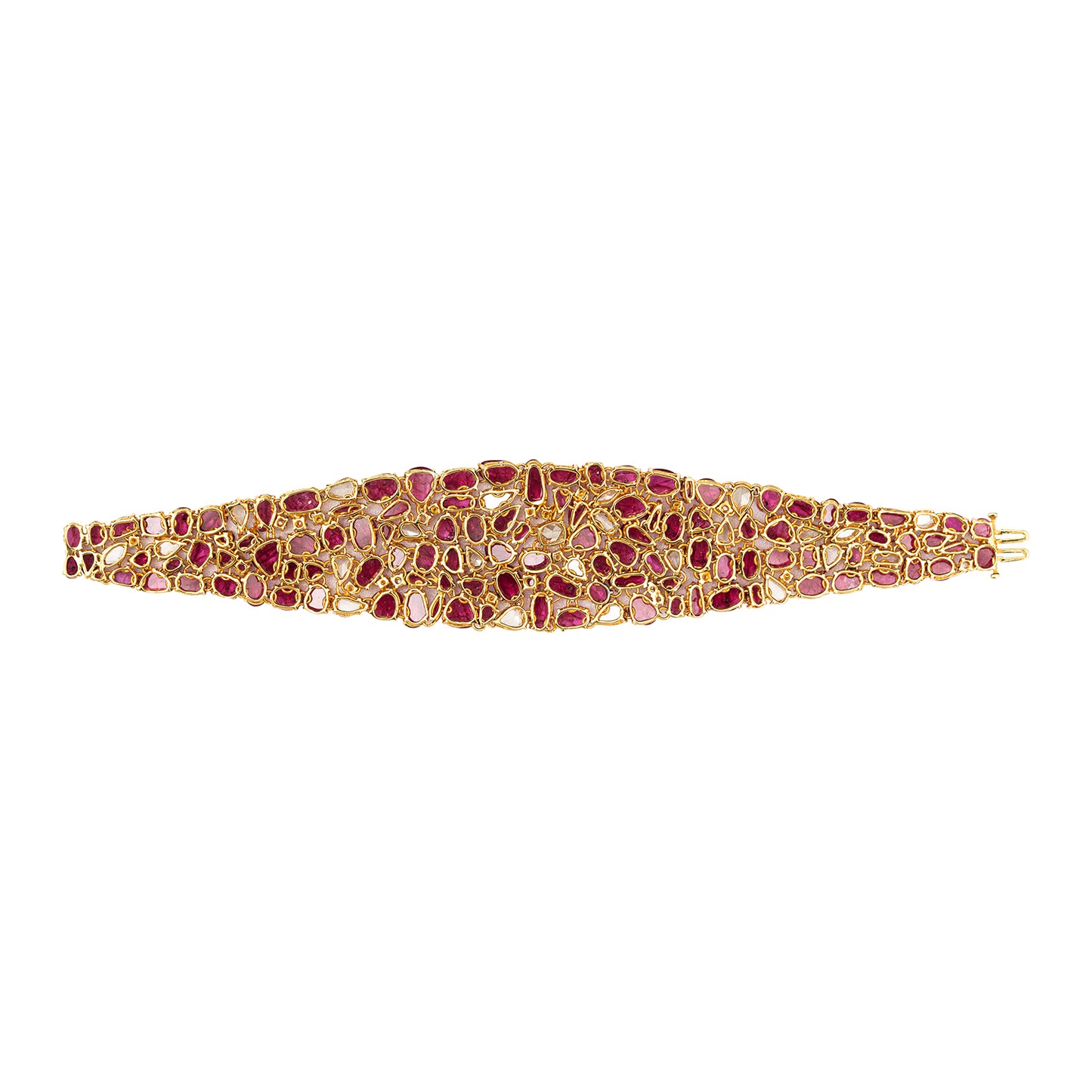Natural Ruby and Diamond Bracelet