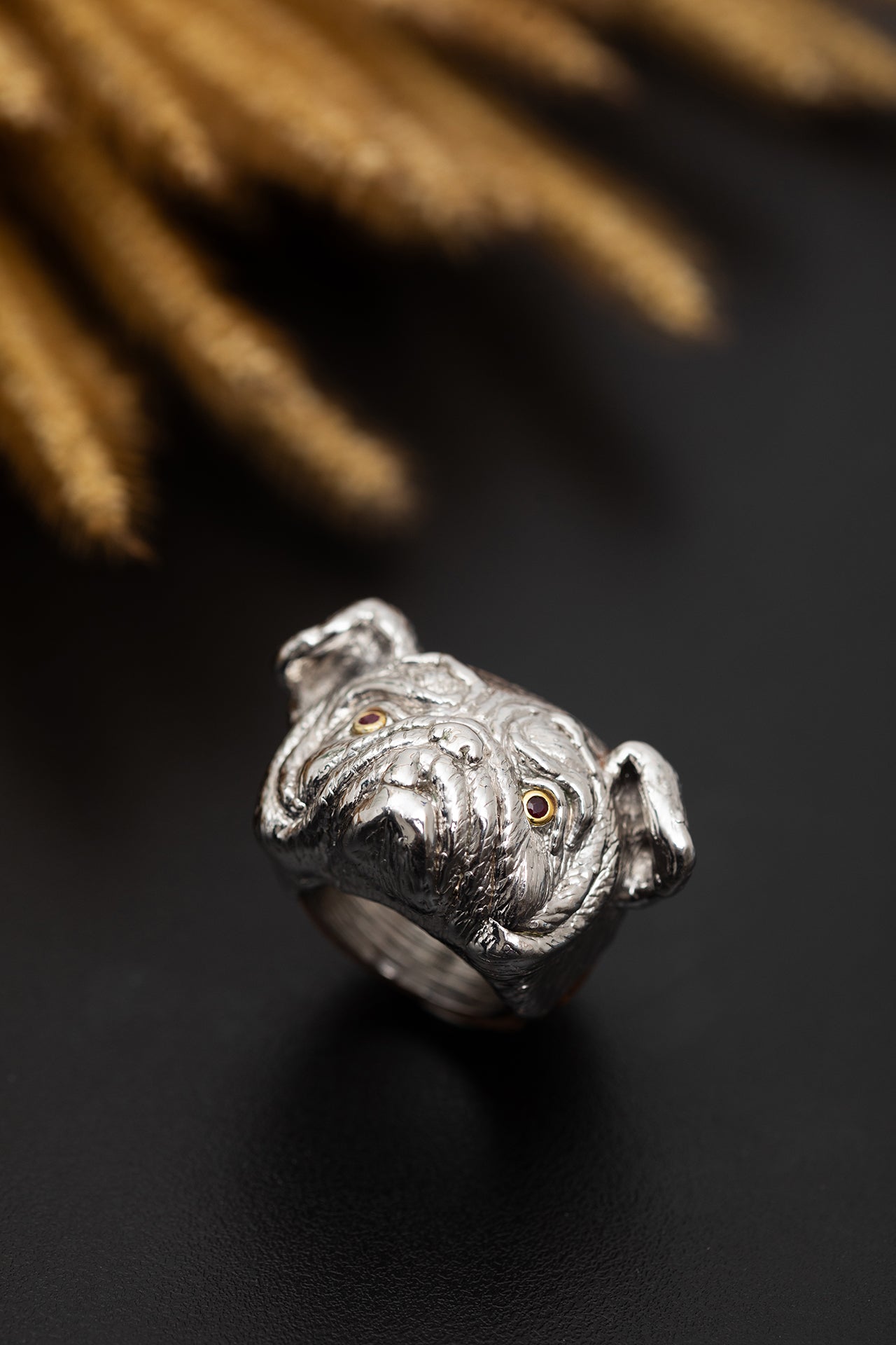Bulldog Bamboo Ring