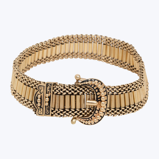 Vintage Victorian 14K Gold Chain Bracelet
