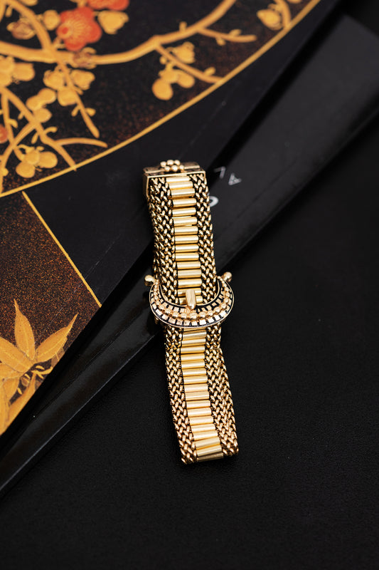 Vintage Victorian 14K Gold Chain Bracelet