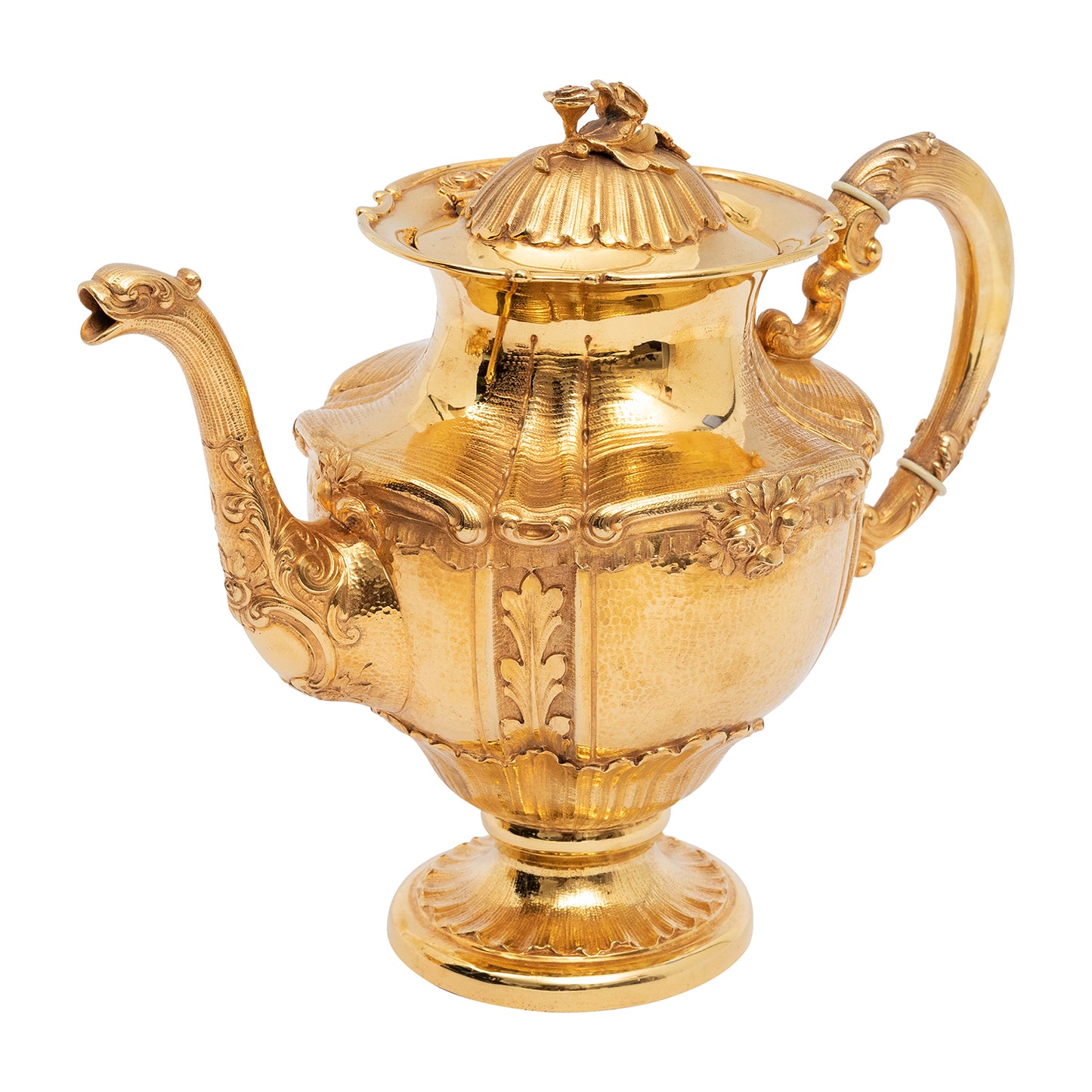 Antique French Vermeil Tea and Coffee Set (Circa 1900-1920)