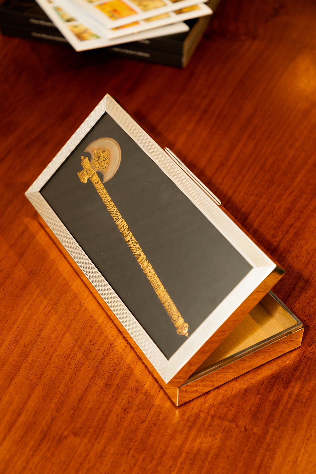 Rajasthan Jewel Coffee Box with Axe