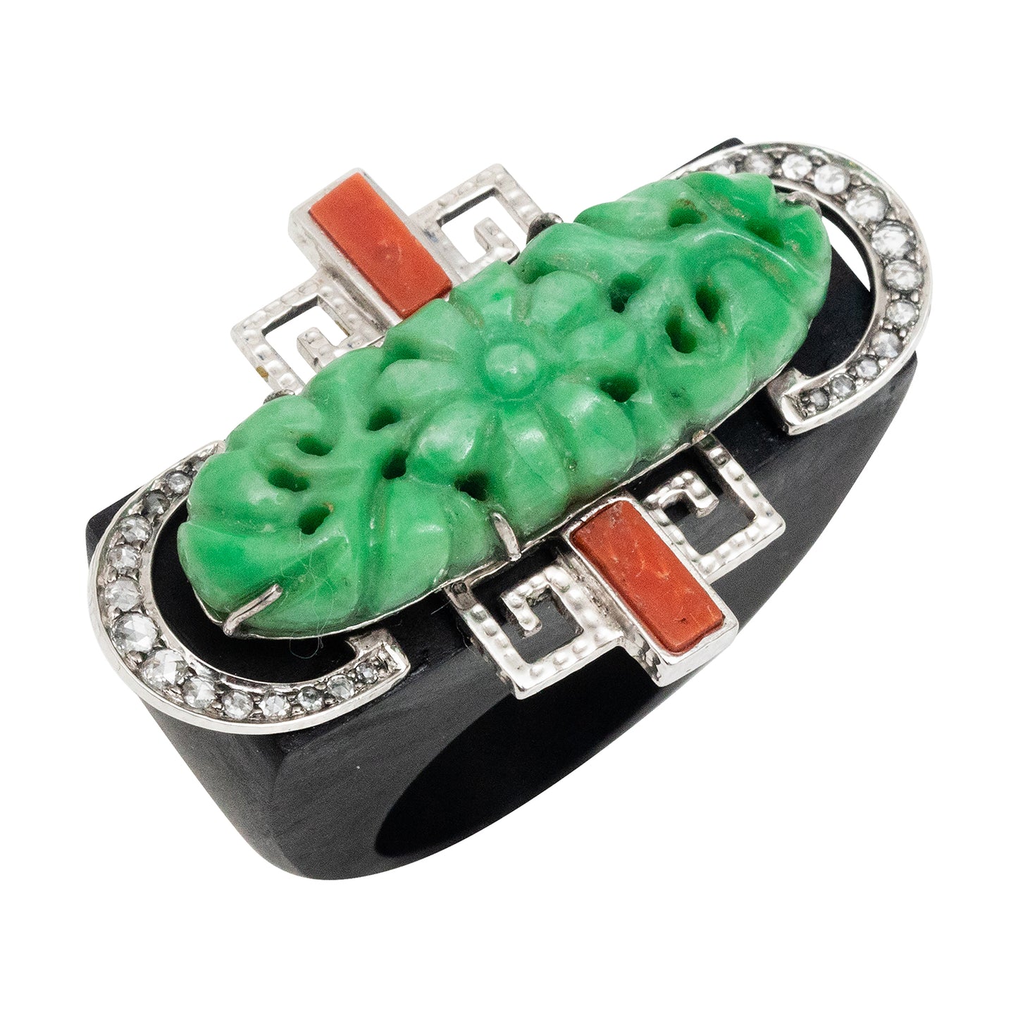 Sunflower Jade Ring