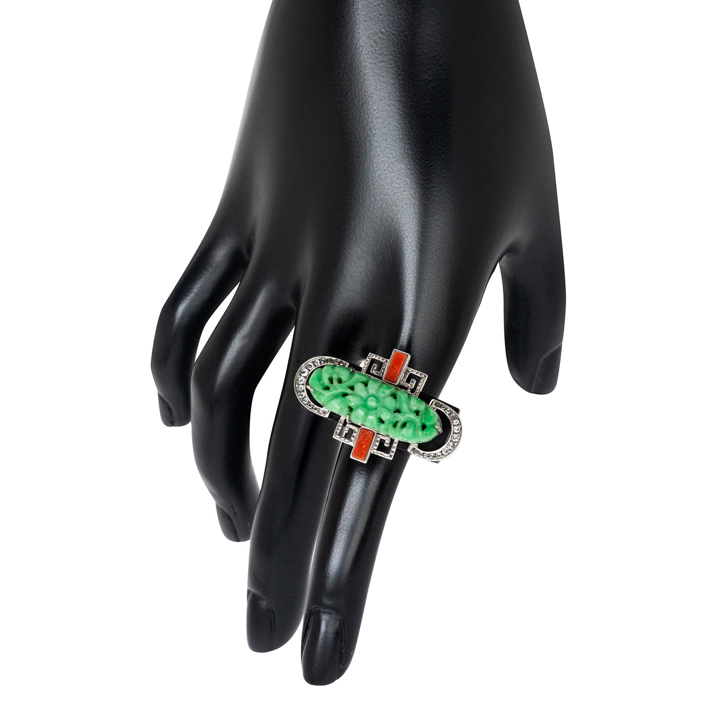 Sunflower Jade Ring