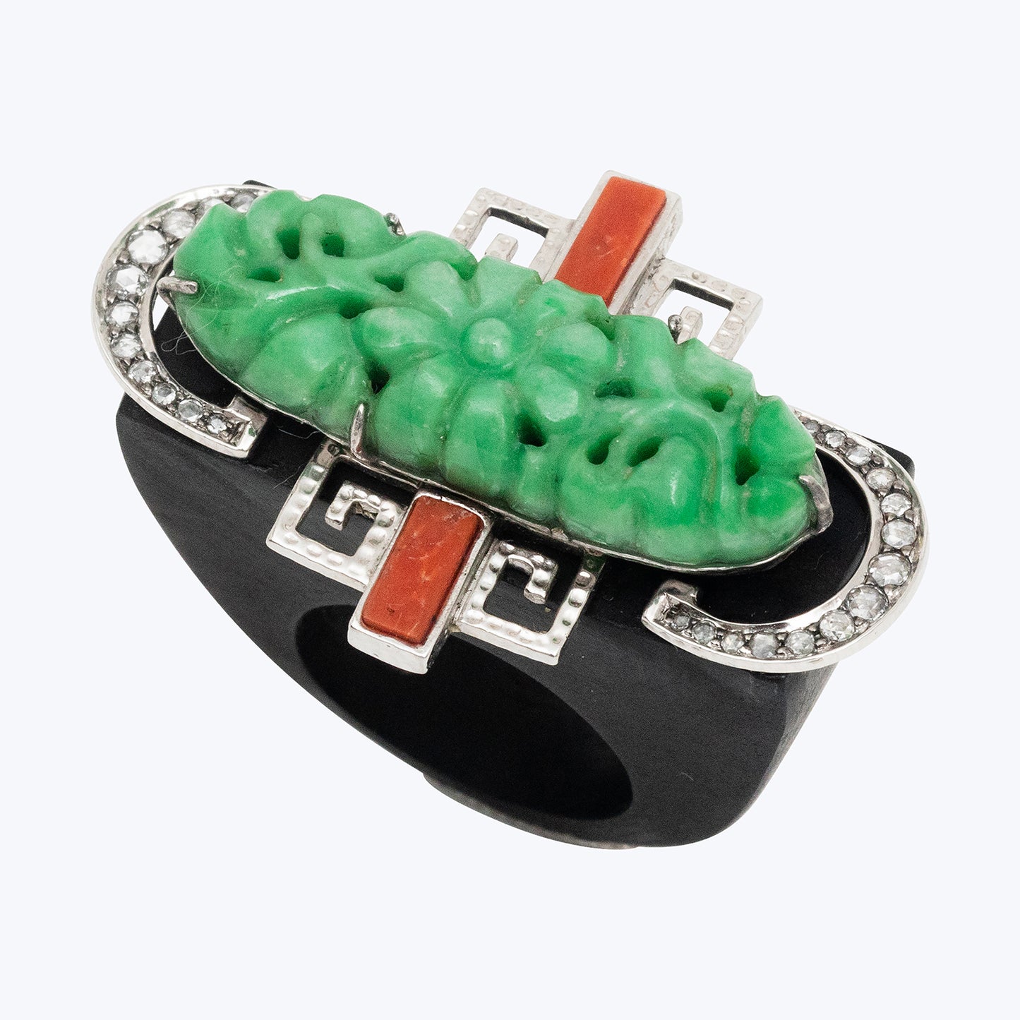 Sunflower Jade Ring