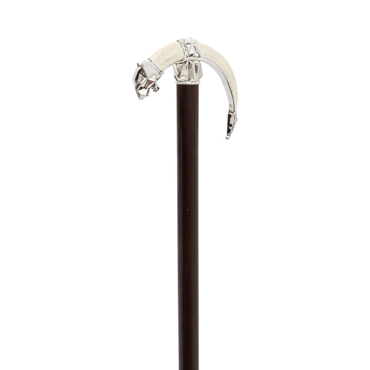 Silver Roaring Tiger Cane