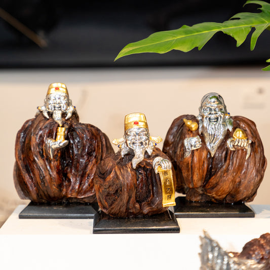 "Shou" Sculpture - God of Longevity
