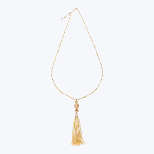Mikimoto Pearl Tasseled Necklace