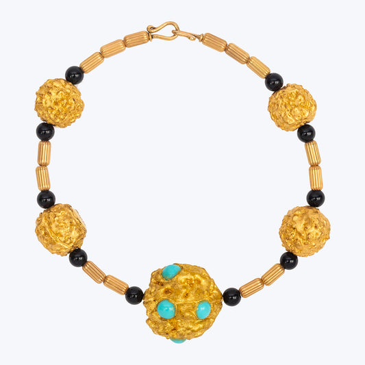 Prayer Bead Bracelet with Turquoise