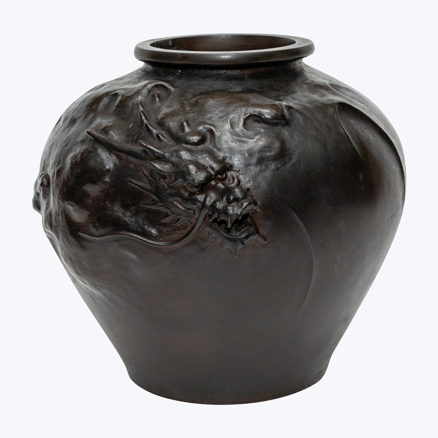 Black Dragon Vase