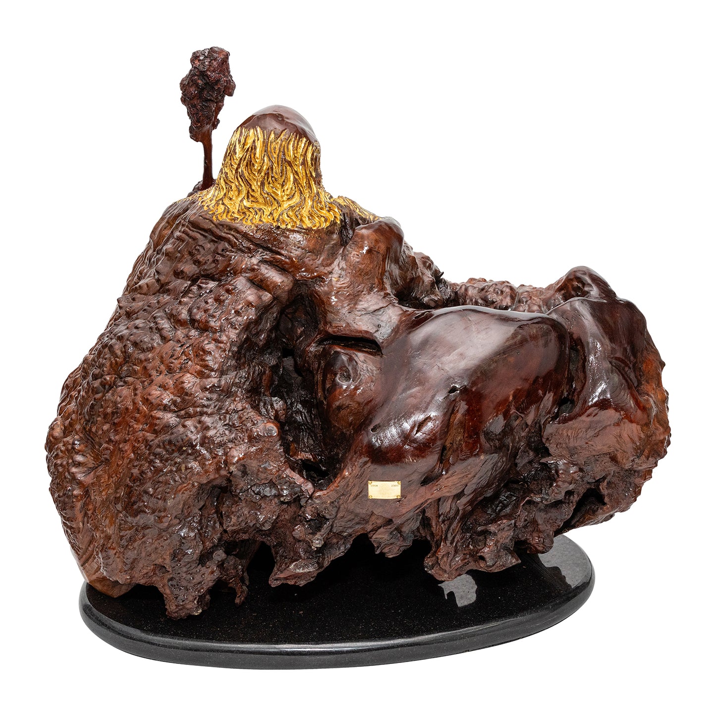 Wise Man Burl Wood Sculpture