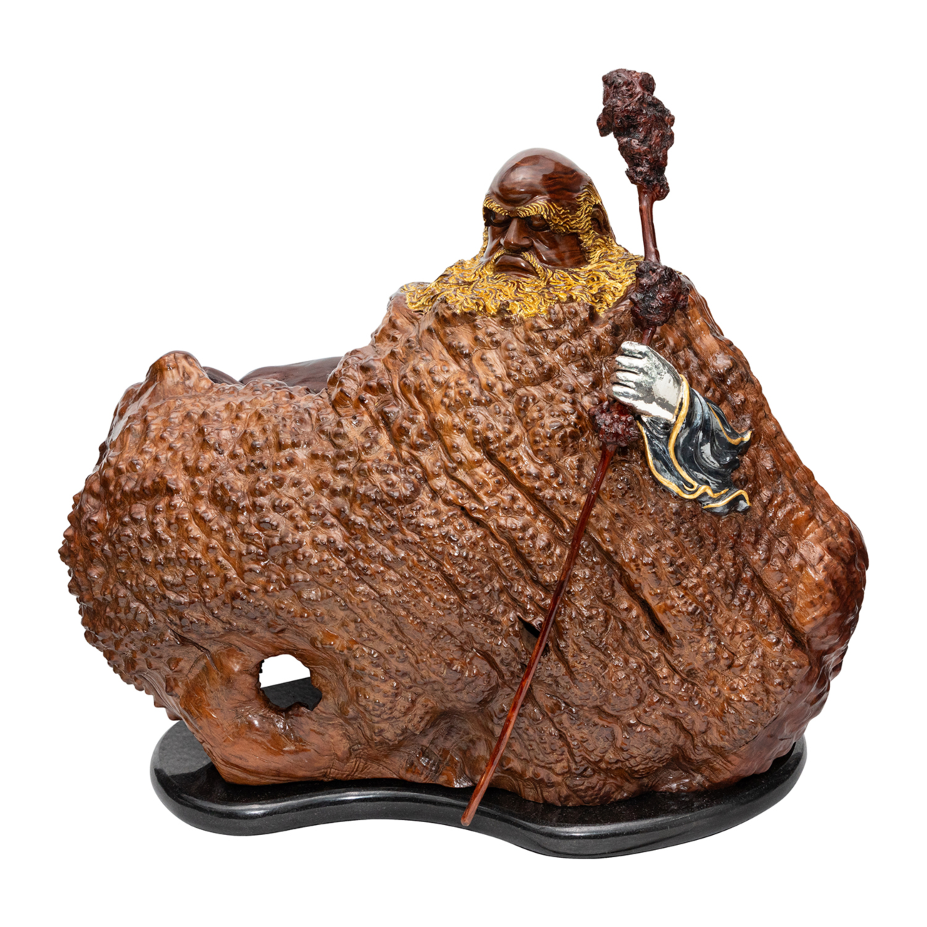 Wise Man’ Burl Wood Sculpture