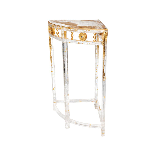 Chinese Classical Semicircle Flower Stand
