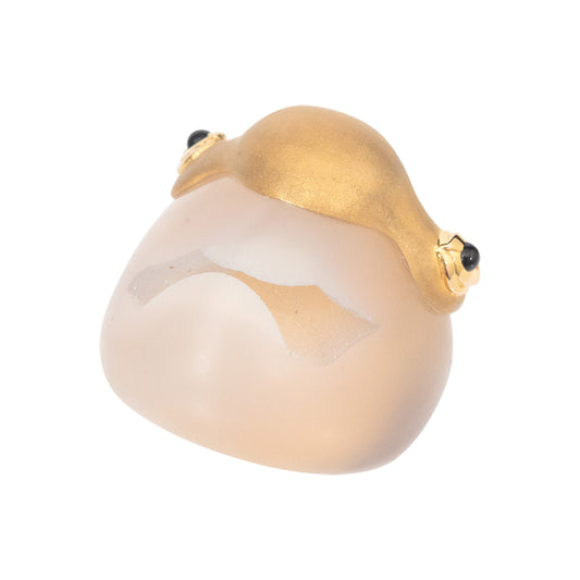 Dolphin Agate Ring