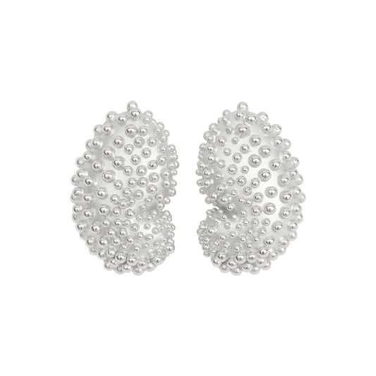 Chic Silver Tidal Treasure Earring