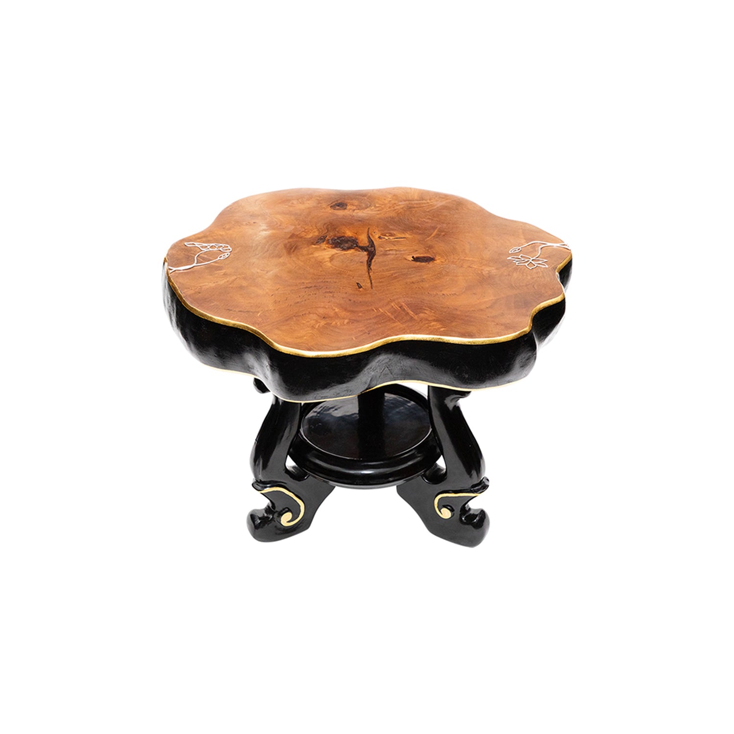 Lotus Blossom Teak Root Table