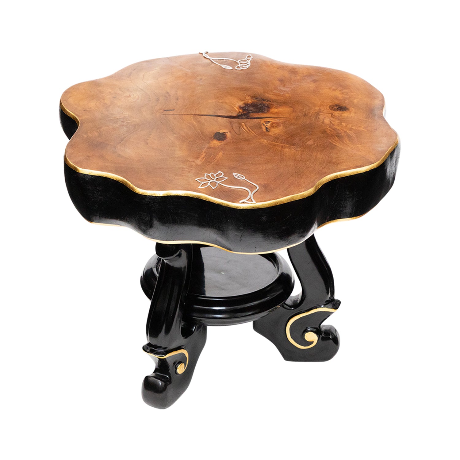 Lotus Blossom Teak Root Table