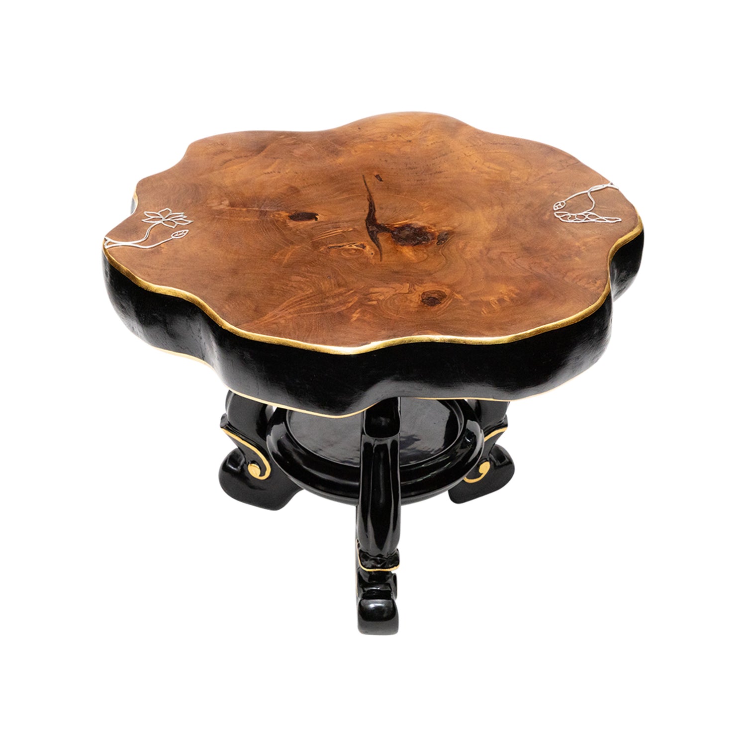 Lotus Blossom Teak Root Table