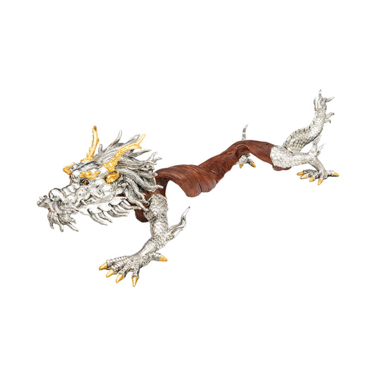 Swirling Dragon Liana Wood Sculpture