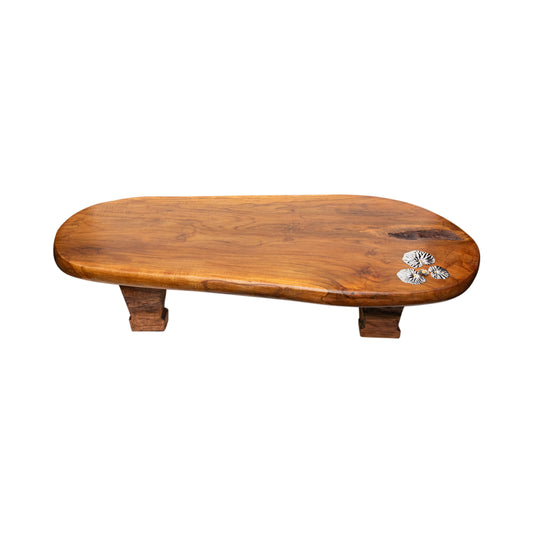 Floating Lotus Leaf Teak Root Table