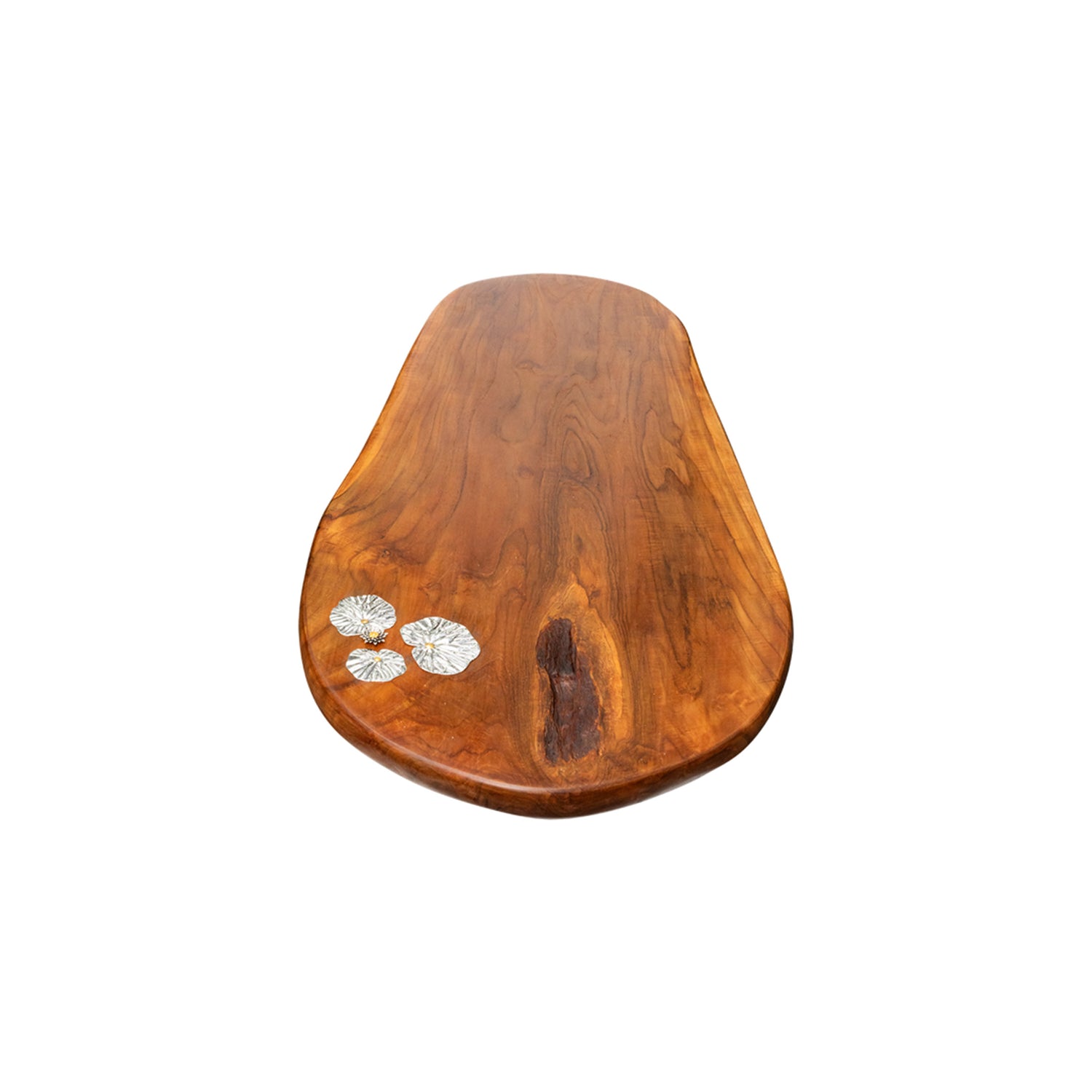 Floating Lotus Leaf Teak Root Table